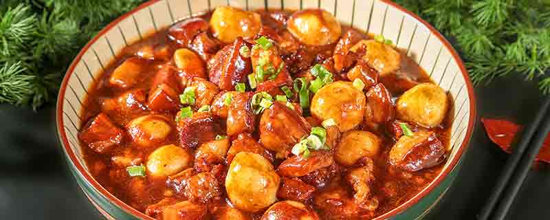 红烧肉怎么做好吃虎皮鸡蛋红烧肉的做法(虎皮红烧肉图片)