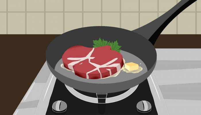 牛排解冻后直接煎吗