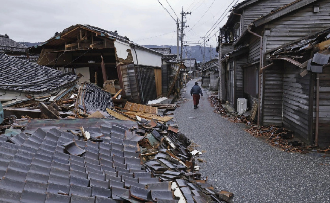 日本石川县能登半岛发生7.6级地震