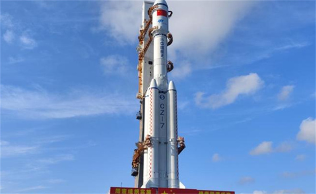 天舟七号货运飞船已做好准备了吗(直击天舟二号货运飞船对接)