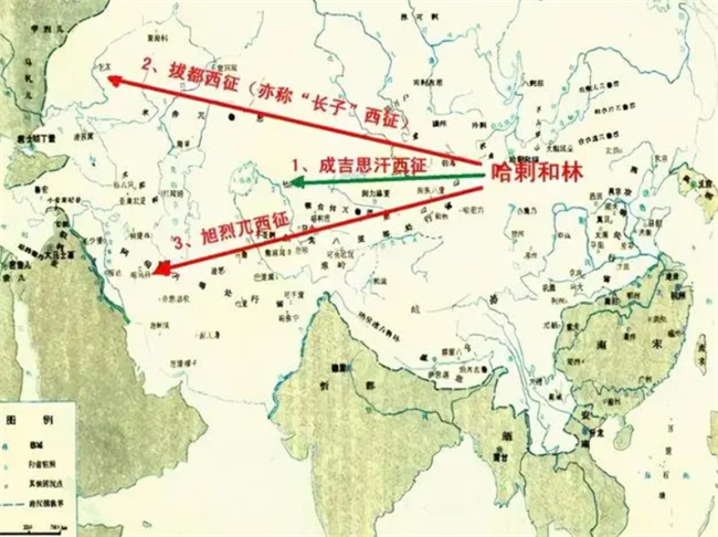 成吉思汗的孙子哪个继承了汗位