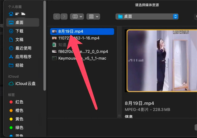 剪映单个视频静音