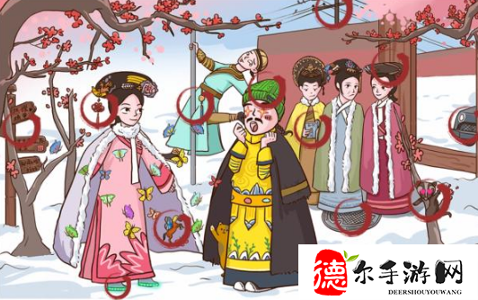 汉字找茬王倚梅园偶遇通关攻略