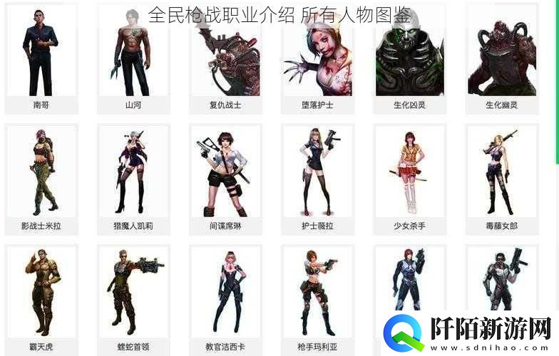 全民枪战职业介绍