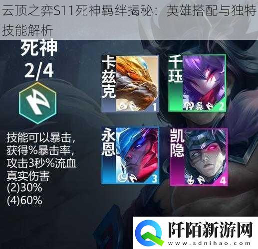 云顶之弈S11死神羁绊揭秘