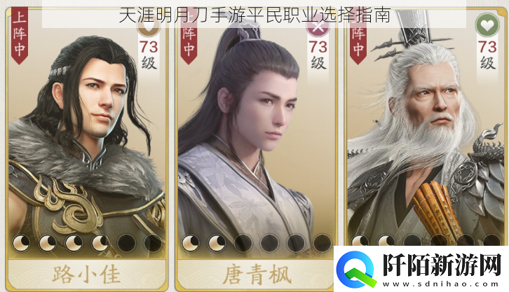 天涯明月刀手游平民职业选择指南