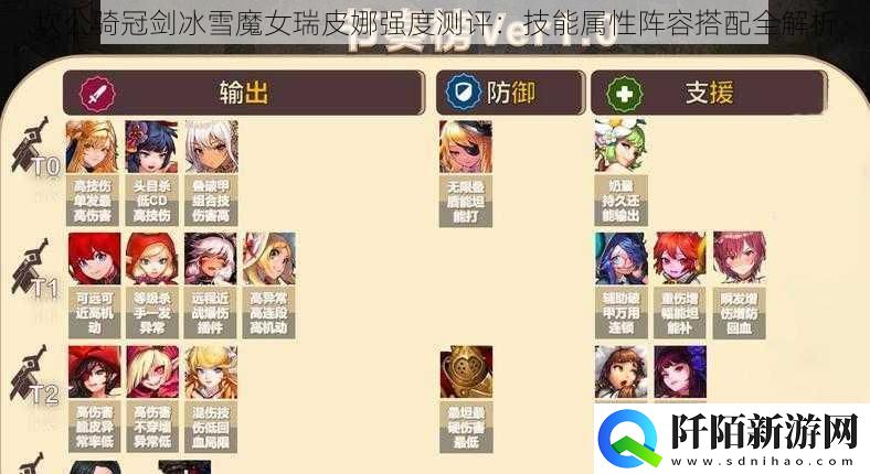 坎公骑冠剑冰雪魔女瑞皮娜强度测评