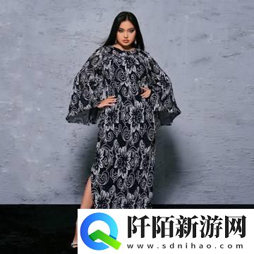 欧美风大码胖mm中长款连衣裙