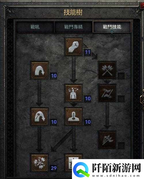 暗黑2野蛮人雇佣兵加点攻略