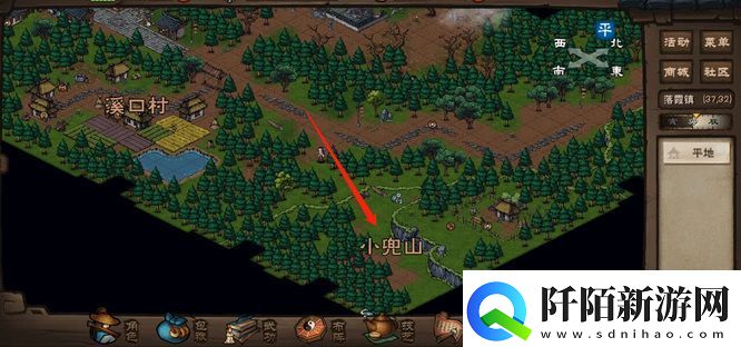 烟雨江湖小兜山位置介绍