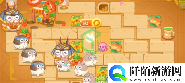 保卫萝卜4法老归来第105怎么过法老归来第105通关攻略