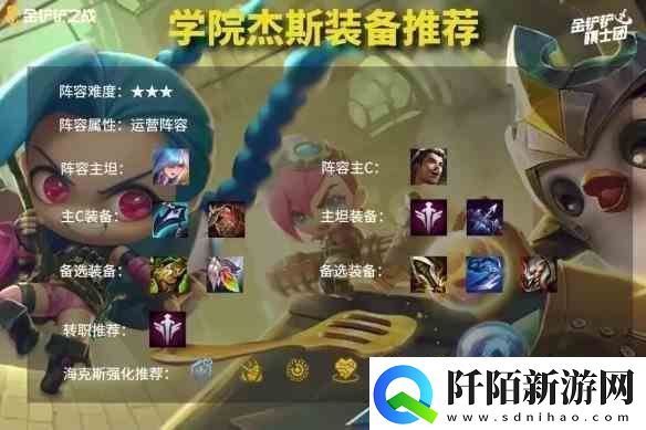 金铲铲之战学院杰斯阵容搭配指南